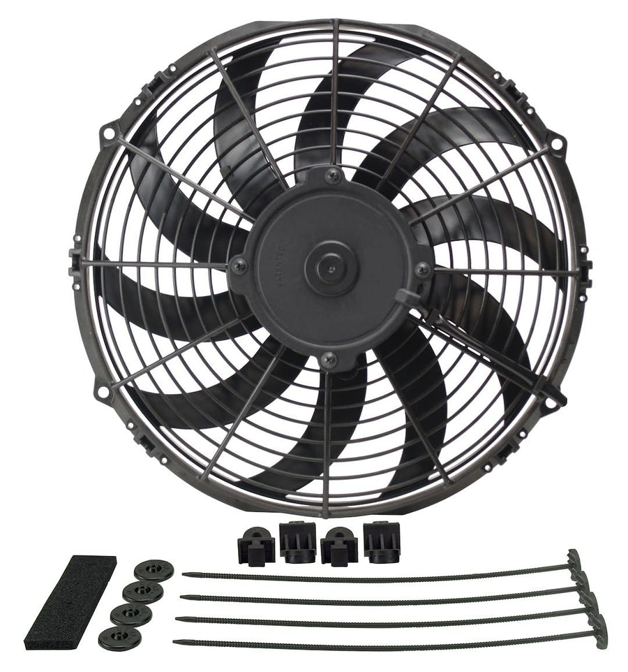 12" Diameter Derale H.O. Extreme Electric Fan, Black