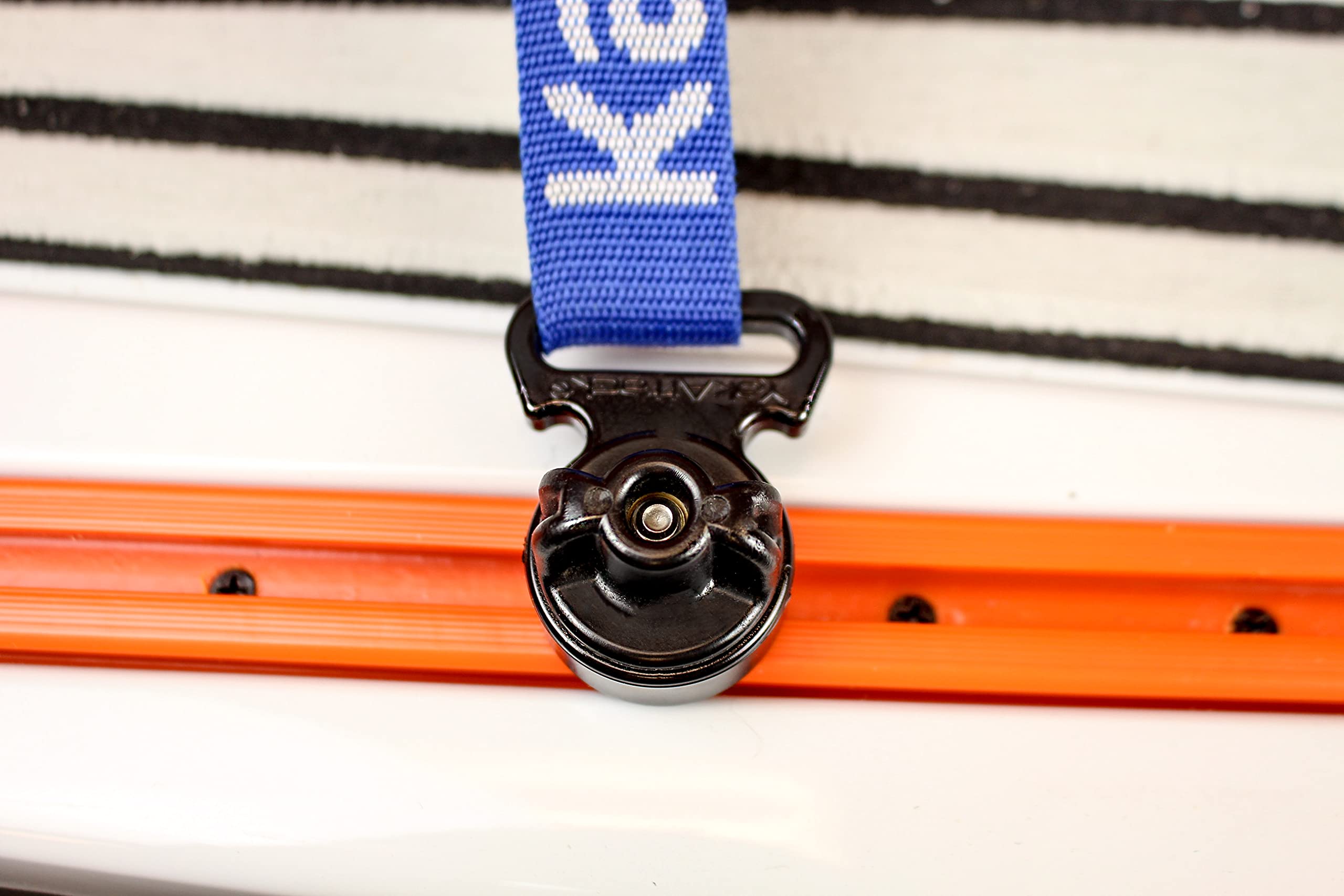 Horizontal Tie-Downs YakAttack - 2 Pack | Kayak Track Mount Anchors for Crates, Bags & Bungee | Compatible with MightyMount, GearTrac & Most Factory Tracks | Made in USA