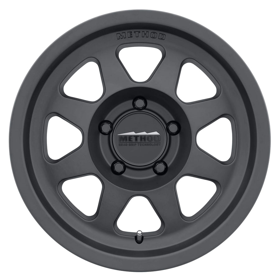 701 Method Race Wheels Matte Black 17x7.5" 5x160", 50mm offset 6.2" Backspace, MR70177556550