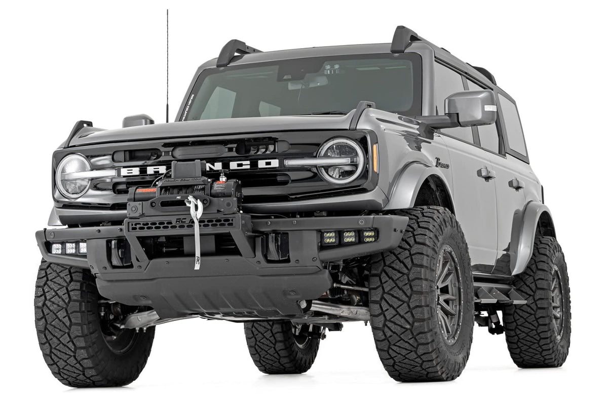 Rough Country Winch Mount LED for 2021-2024 Ford Bronco | PRO9500S - 51095
