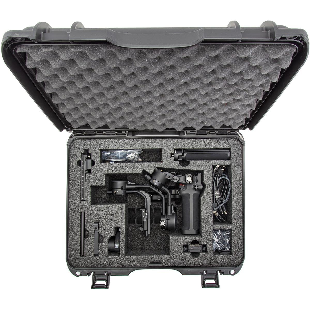 Waterproof Hard Case Nanuk 930 with Foam Insert for DJI RSC 2/RSC 2 Pro Combo, Black