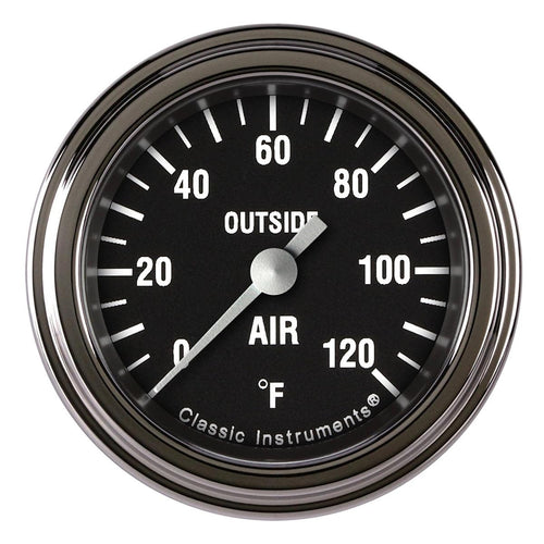 Hot Rod Classic Instruments HR199SLF 2-1/8" Outside Air Temperature Gauge