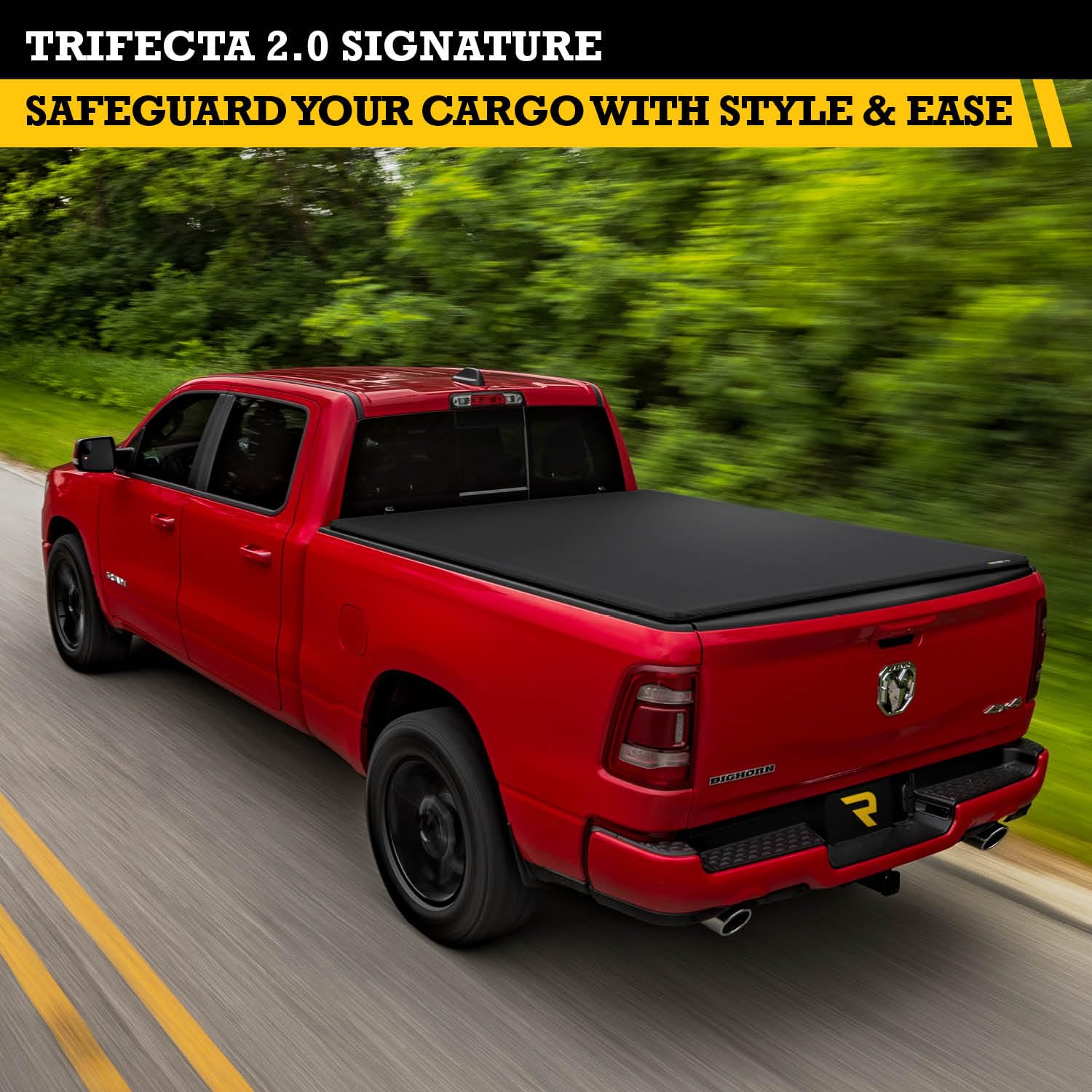 Extang Trifecta 2.0 Signature Soft Folding Truck Bed Tonneau Cover | 94435 | Fits 2009 - 2023 Dodge Ram 1500/2500/3500 8' Bed (96.3")