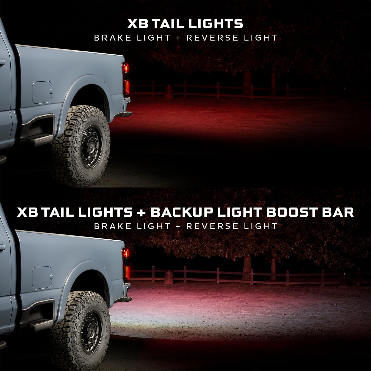 Morimoto Red XB LED Taillights for 2023-2026 Ford Super Duty (LF353)