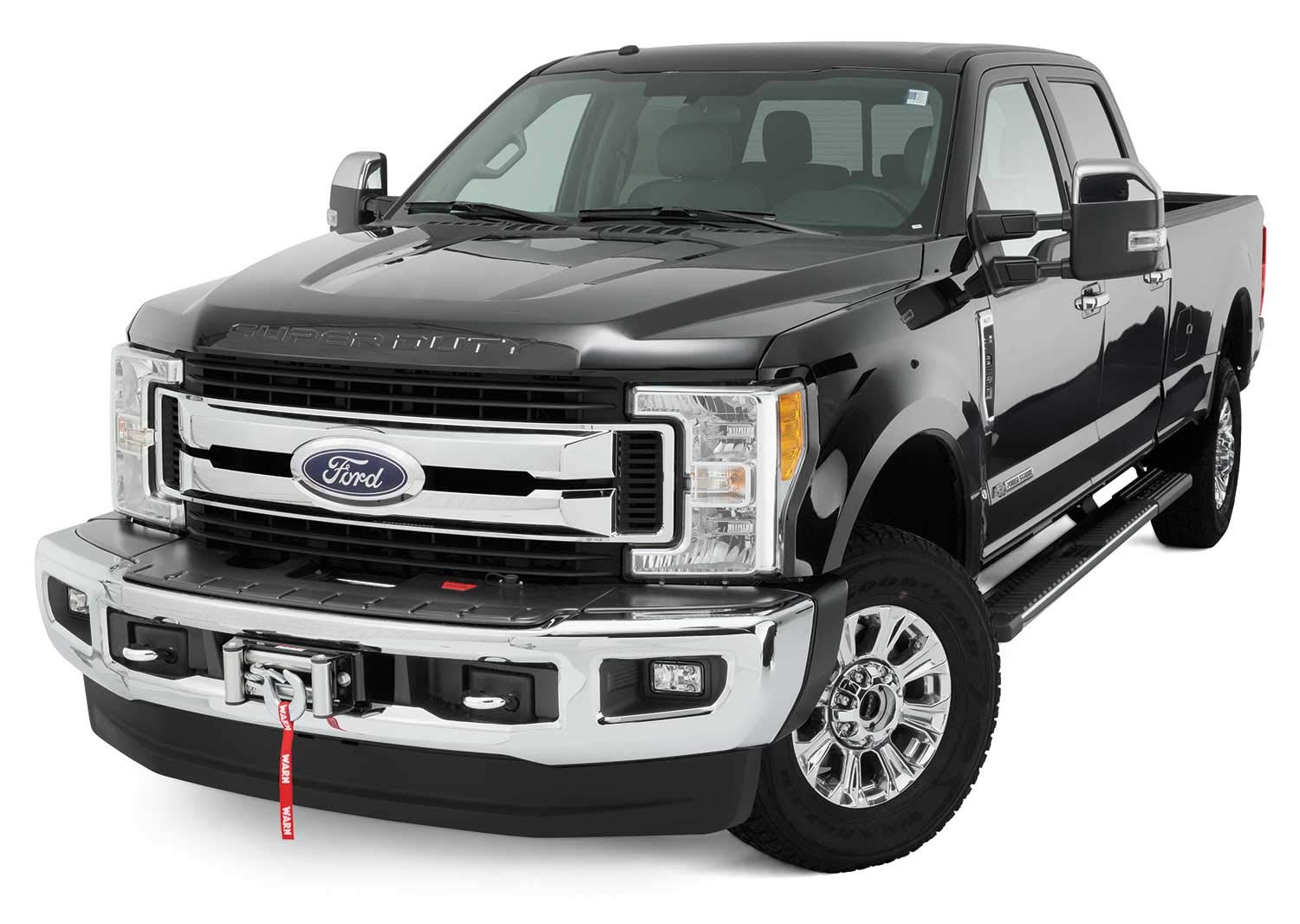 Hidden WARN Winch Bracket Kit 98055, Fits: Ford Super Duty F-250, 350, 450 (2017-2018)