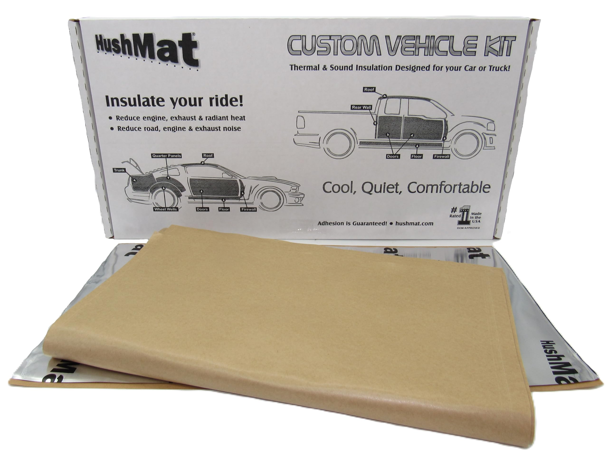 Custom HushMat Sound Deadening and Thermal Insulation Trunk Kit (1970-1981 Camaro)
