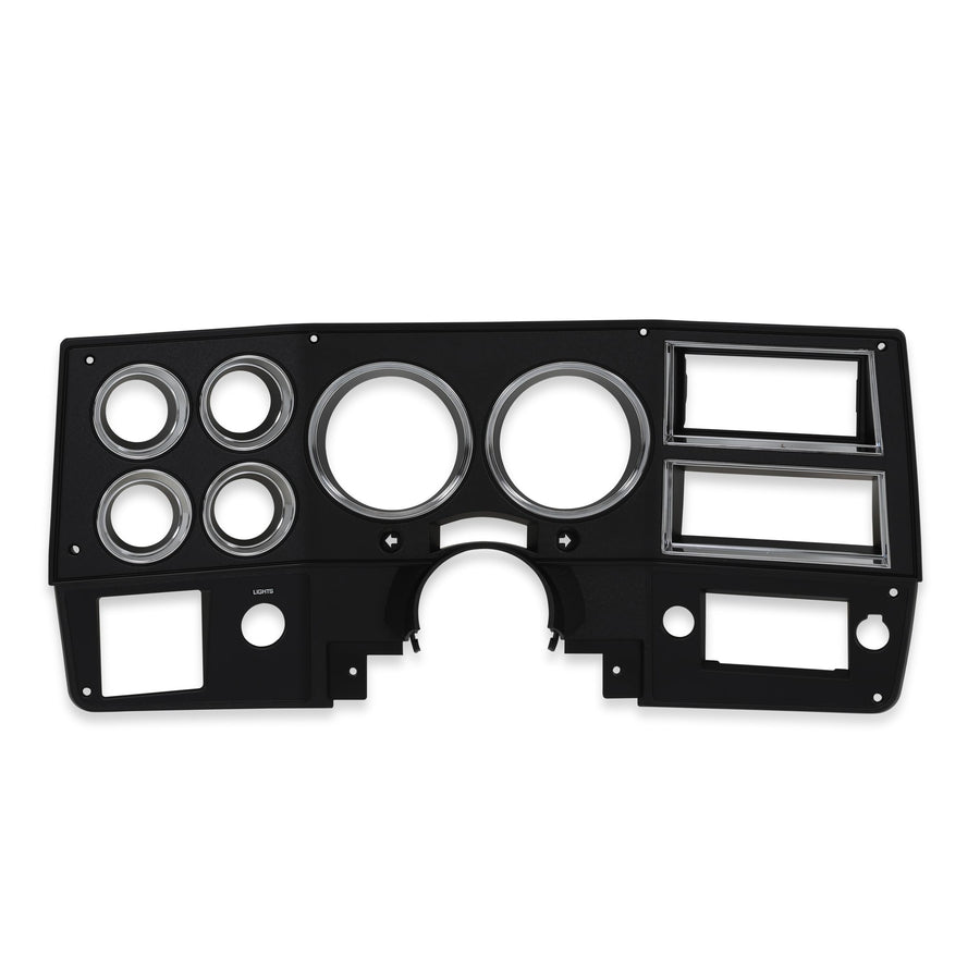 INST886 Brothers Trucks Instrument Bezel - With A/C - Black/Chrome