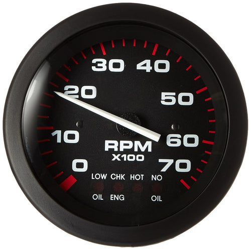 Amega Domed Systems Check Sierra International 58935P On Johnson/Evinrude 0-7000 Rpm Electric Tachometer, 3"
