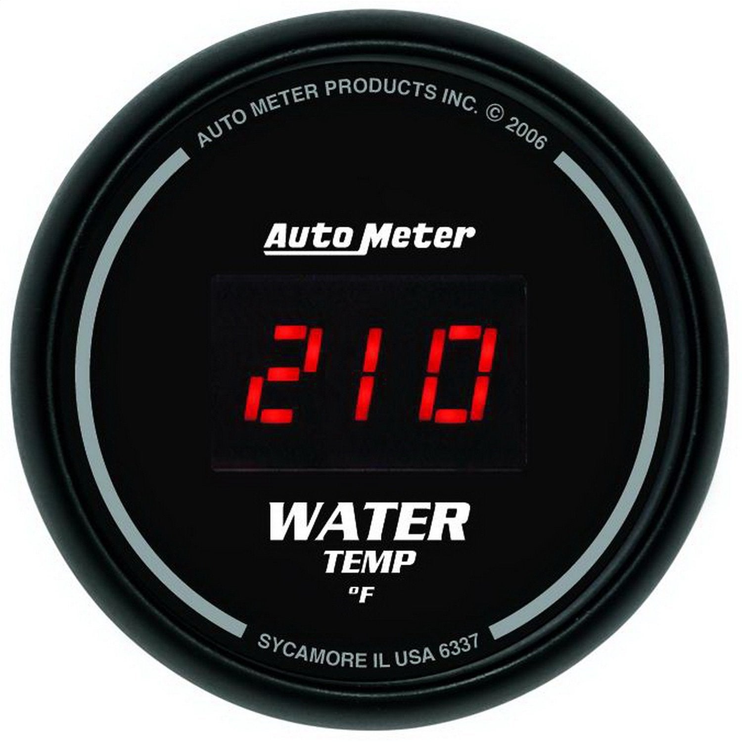 Auto Meter 6337 Digital Water Temperature Gauge 2-1/16" 0-300 F Sport Comp