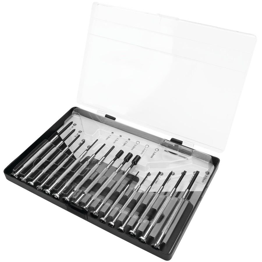 1422 Performance Tool Screwdriver Set with Black Oxide Steel Shafts and Chrome Plated Corrosion Resistant Handles