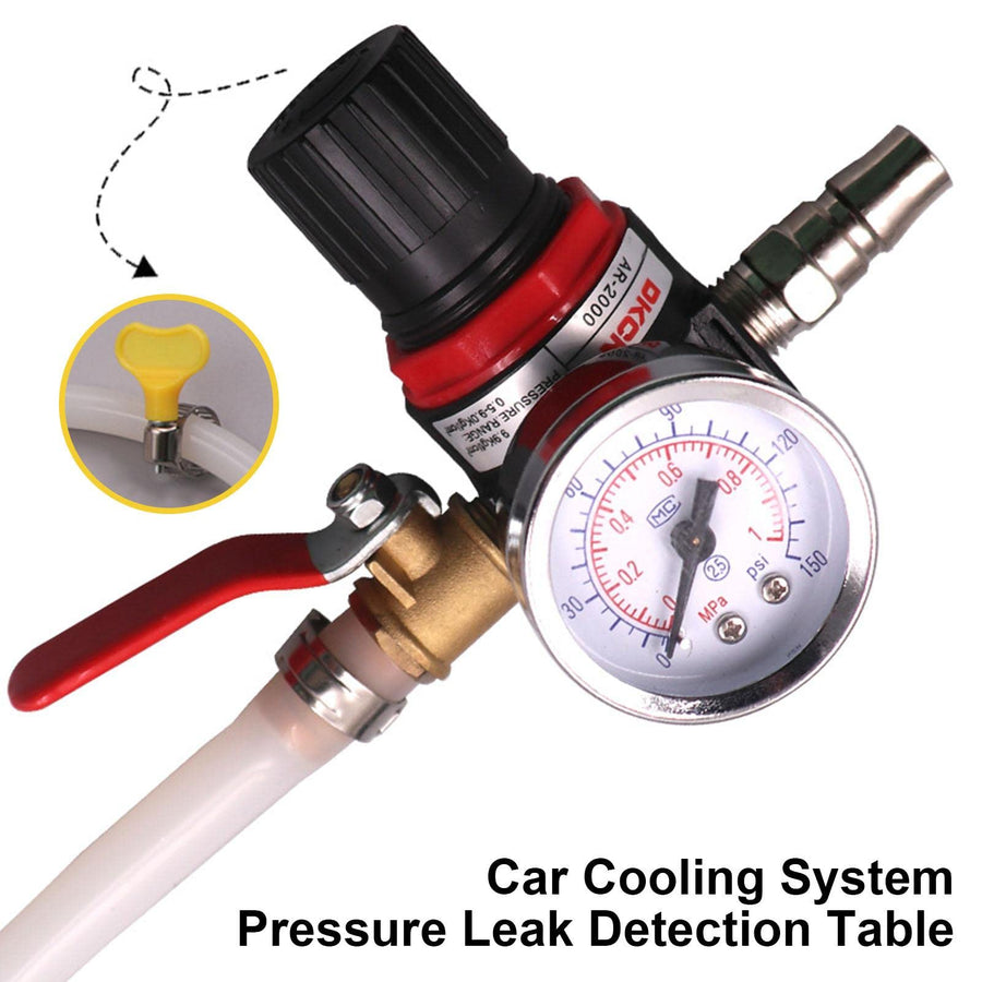 Automotive Water Tank Leak Test Tool, Car Cooling Radiator Pressure Tester | Fast and Efficient Dedaiby