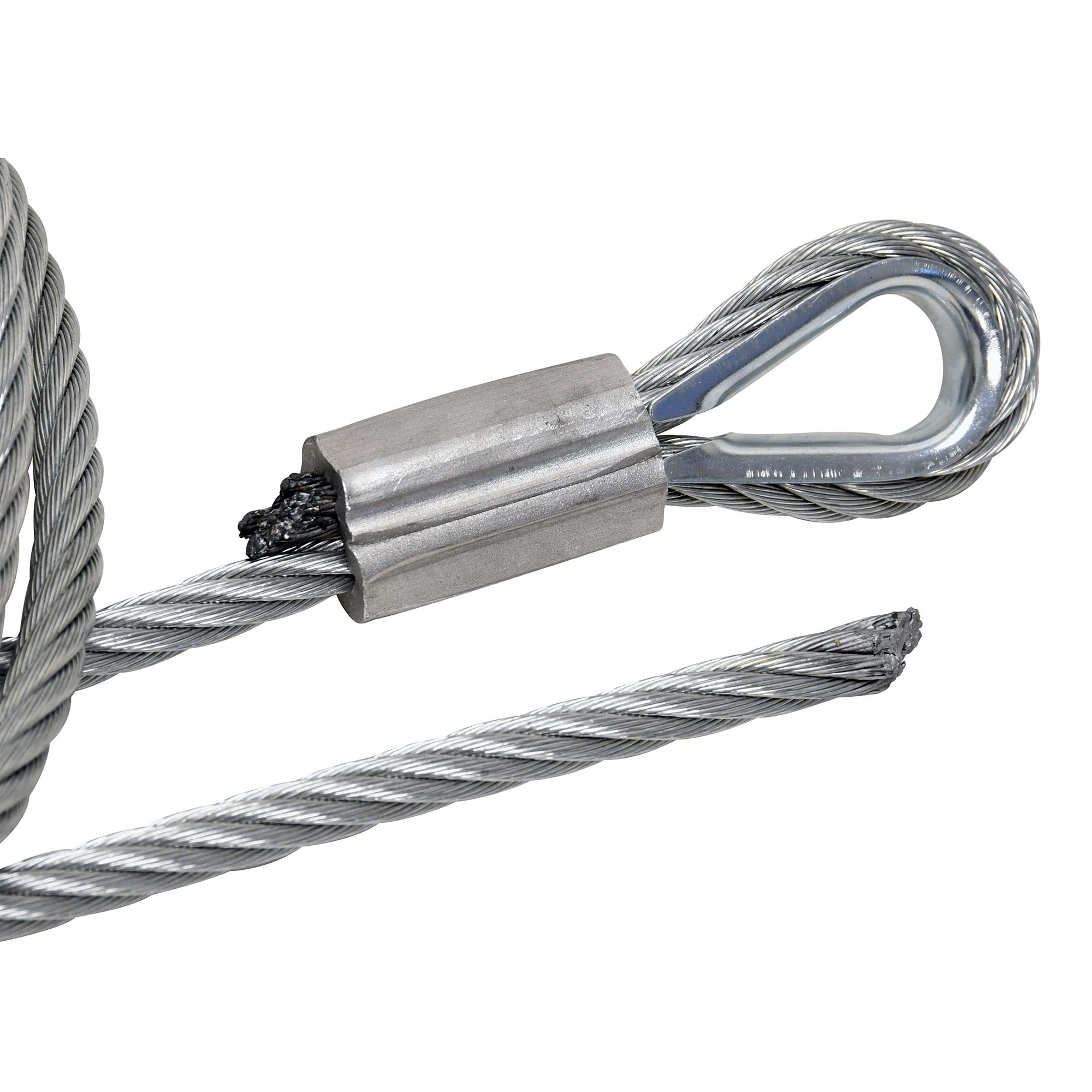 Steel Wire Winch Rope Superwinch 3/8" x 85' fits Tiger Shark 11500 NX10000 Winches