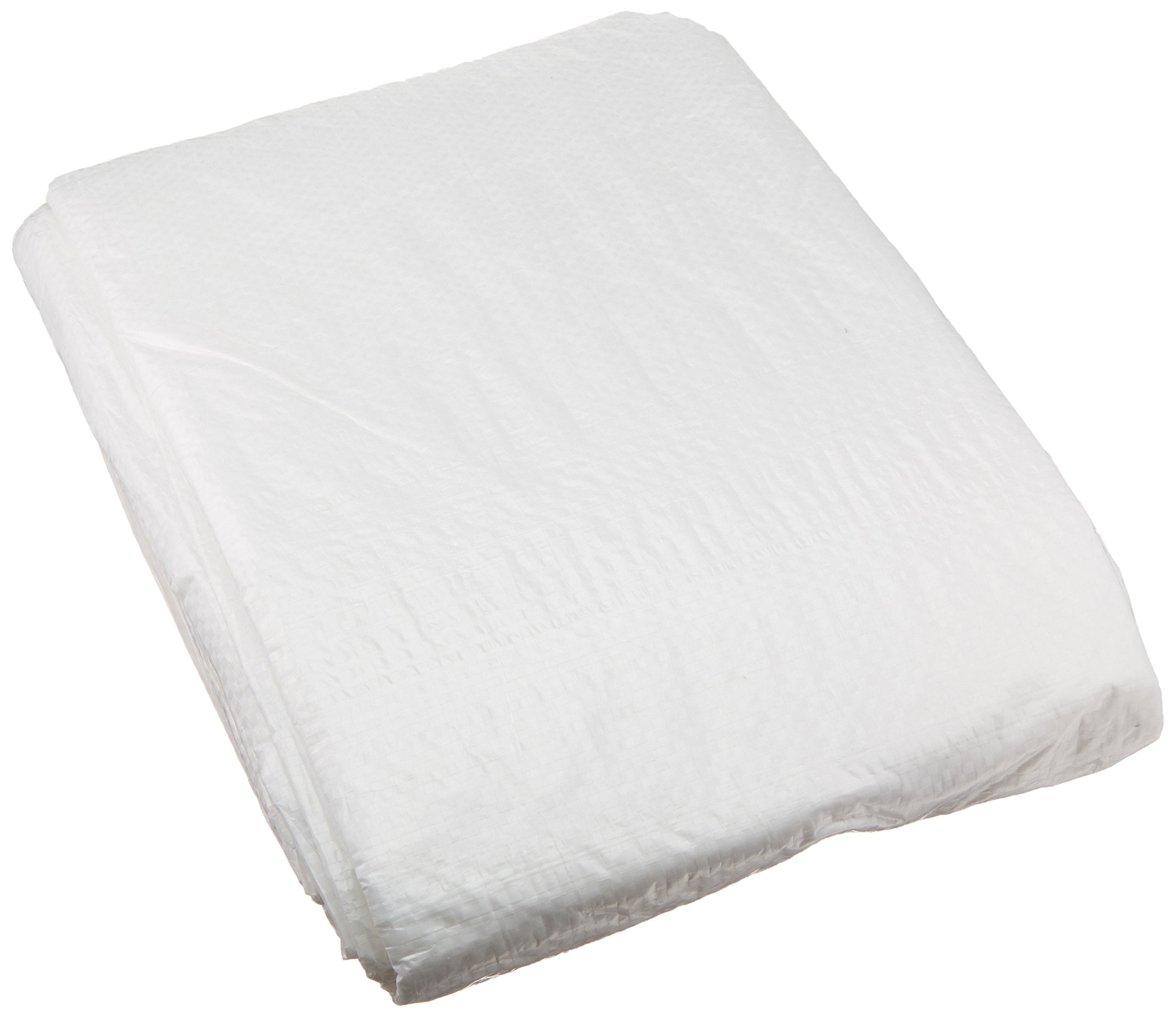 Clear White Economy Grade Erickson Poly Tarp, 15' x 20', 1 Pack
