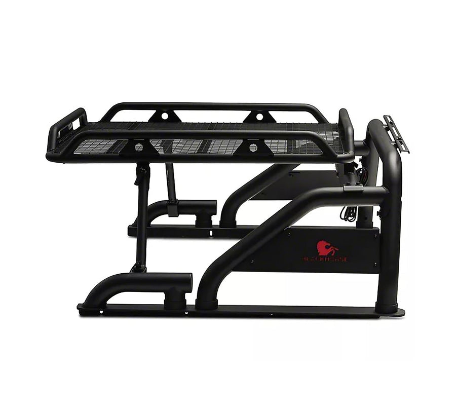 Warrior Black Off Road Black Horse Roll Bar Compatible with 2020-2023 Jeep Gladiator-WRB-09BK