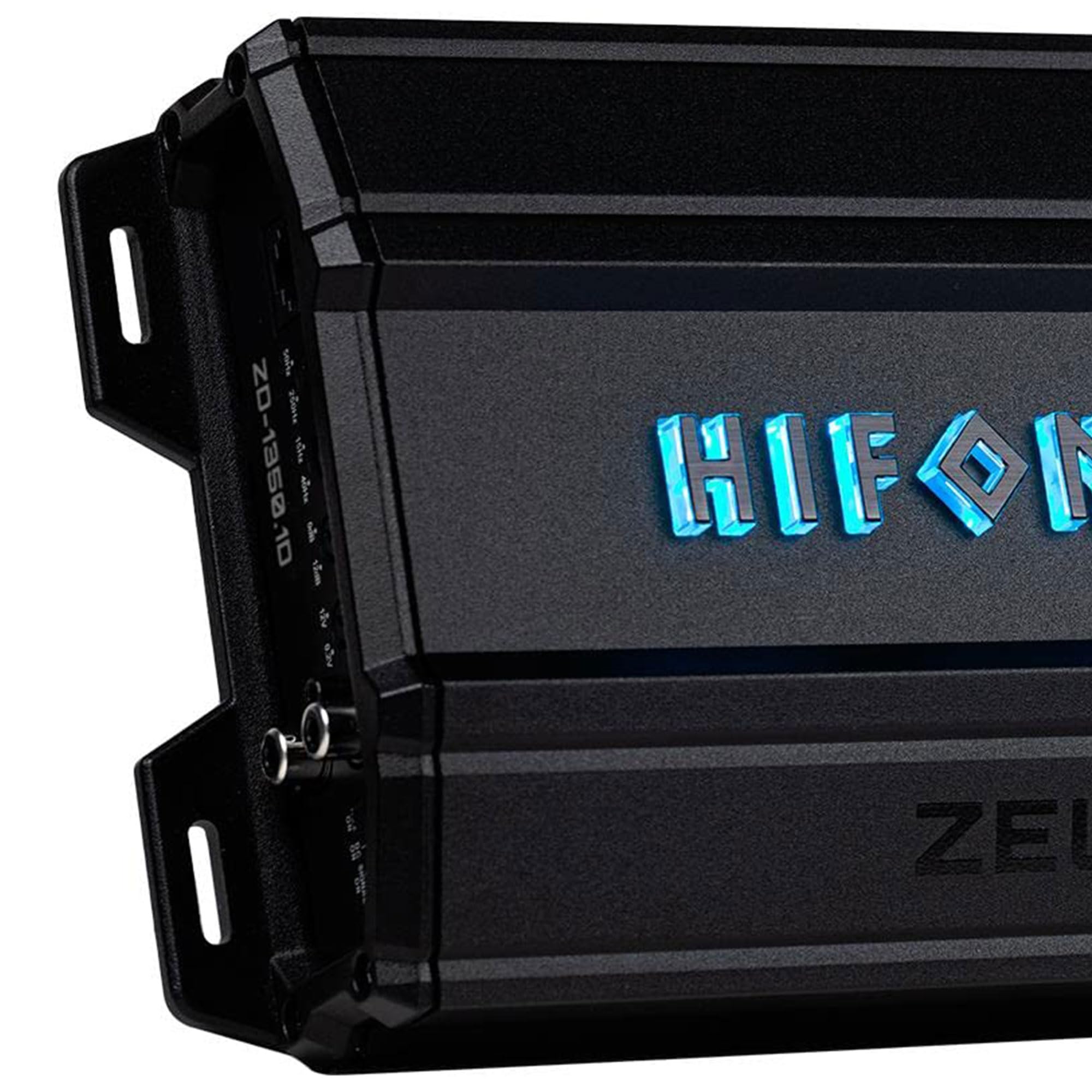 Hifonics Delta Zeus 1,350 Watt Compact Mono Block Nickel Plated Mobile Car Audio Amplifier with Auto Turn On Feature, ZD-1350.1D, Black