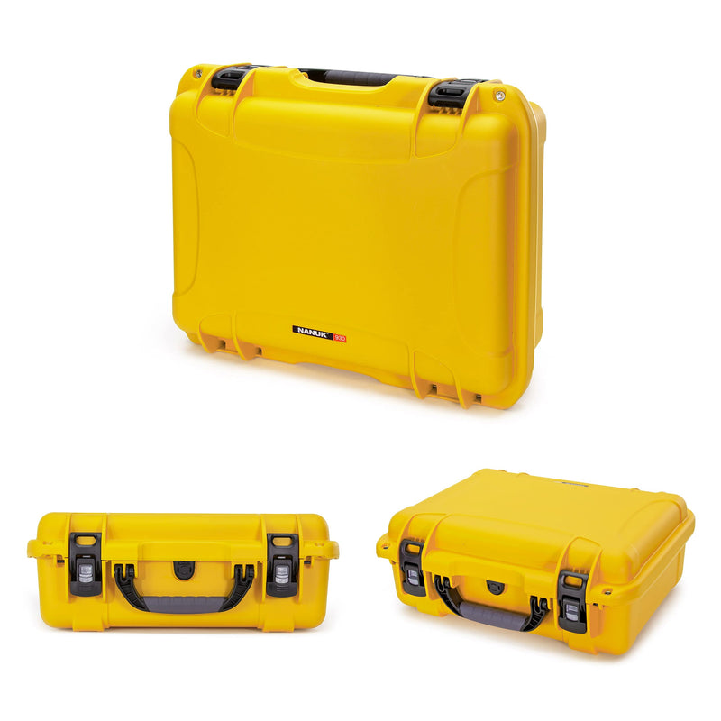 Waterproof Nanuk 930 Hard Case with Padded Dividers - Yellow