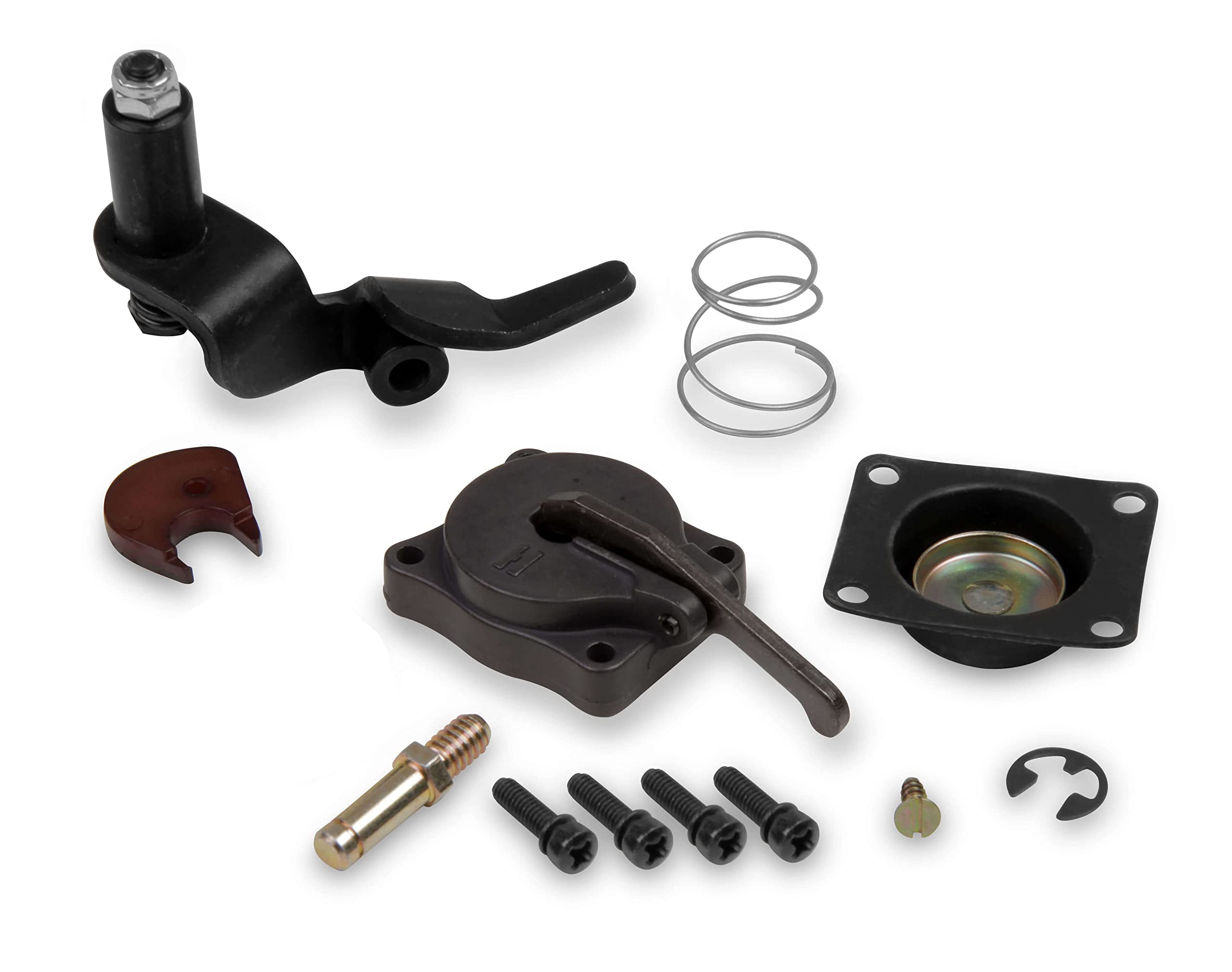 50cc Holley Accelerator Pump Conversion Kit - Aluminum, Hard Core Gray