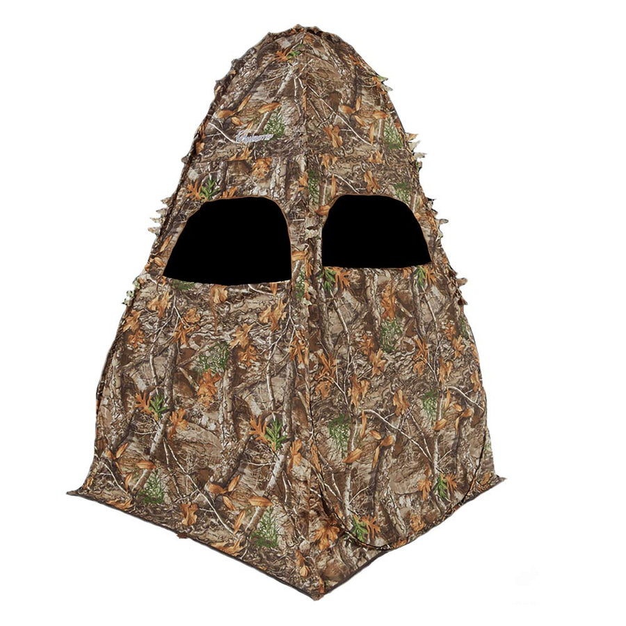 Outhouse Ameristep Lightweight Durable Hunting Spring Steel Mossy Oak Break-Up Country Ground Blind - 1 Hunter Concealment - Easy Setup & Takedown