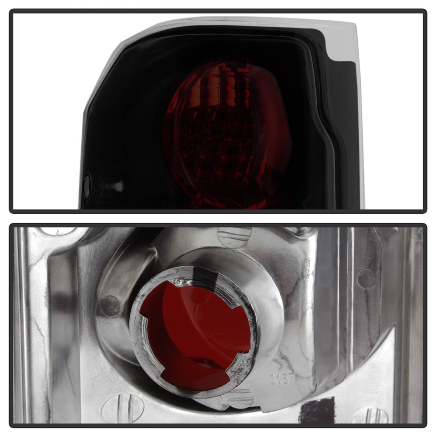 Auto Spyder 5078155 Euro Style Tail Lights Black/Smoked