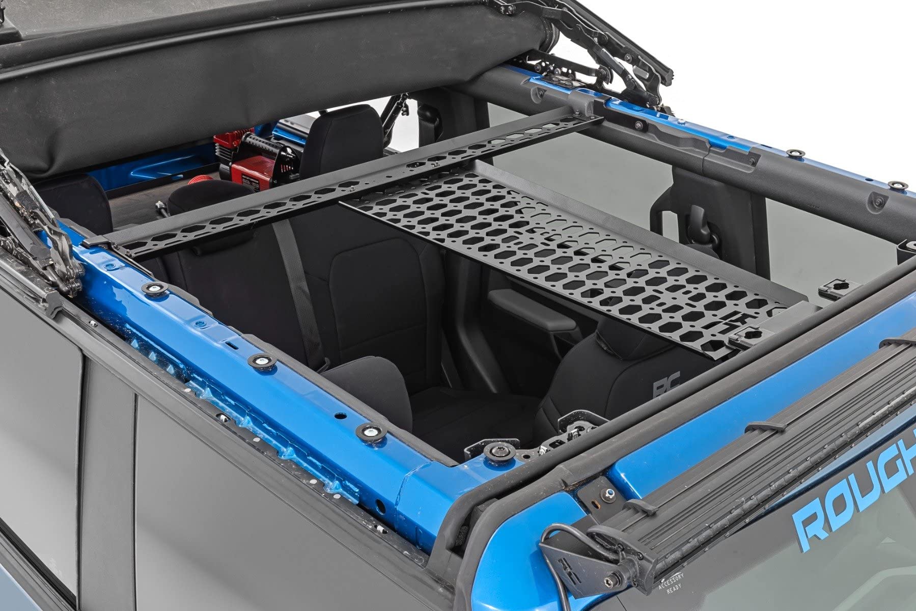 Overhead Molle Panel Kit Rough Country for Ford Bronco 4-Door (2021-2025) Without Overhead Dome Light