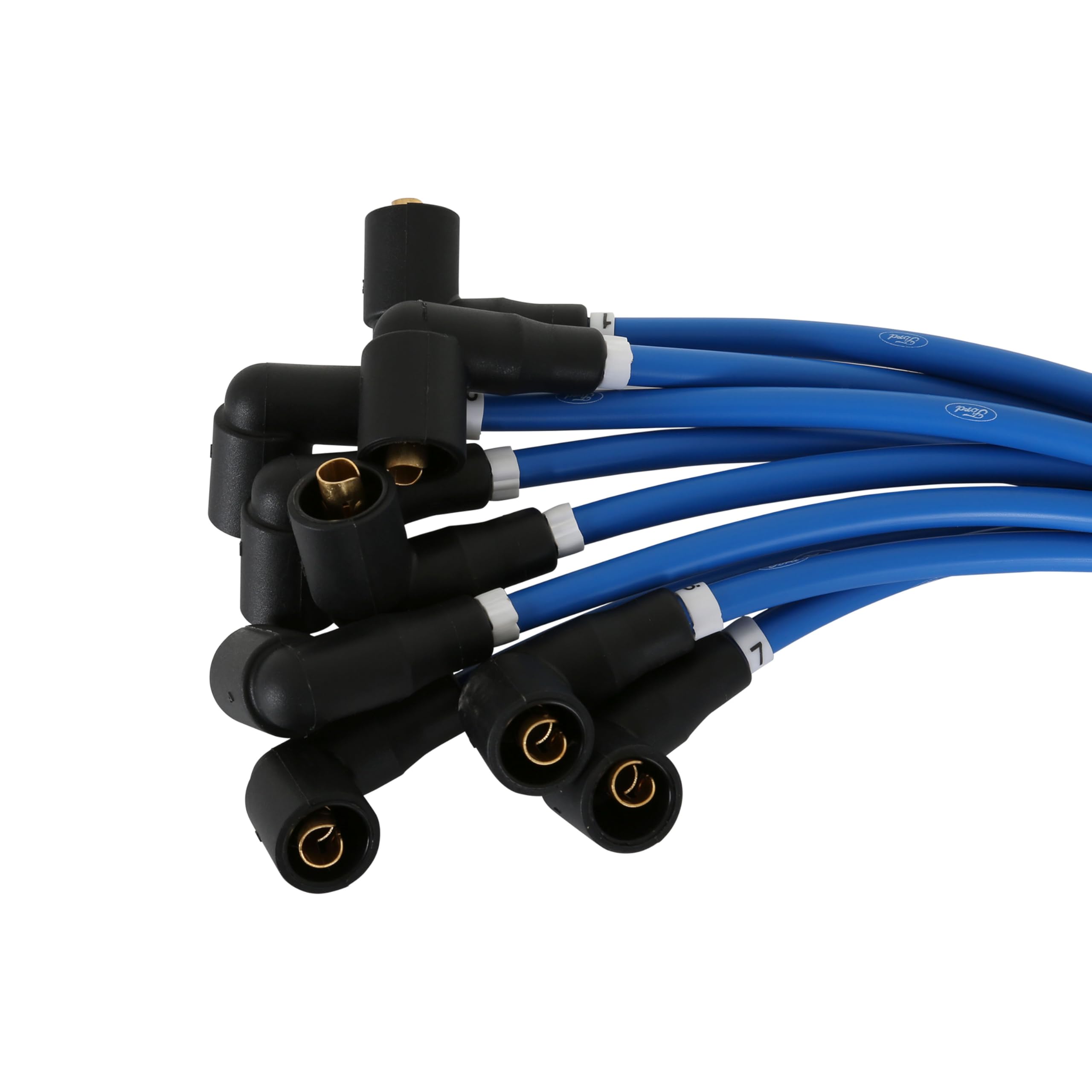 360-390-428 Scott Drake Classic 8Mm Blue Ign Wires (C7OZ-12259-BL8)