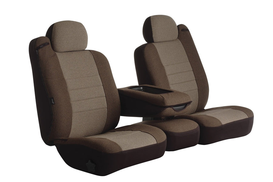 Custom Fit Fia OE39-71 TAUPE Front Seat Cover Bucket Seats - Tweed, (Taupe)