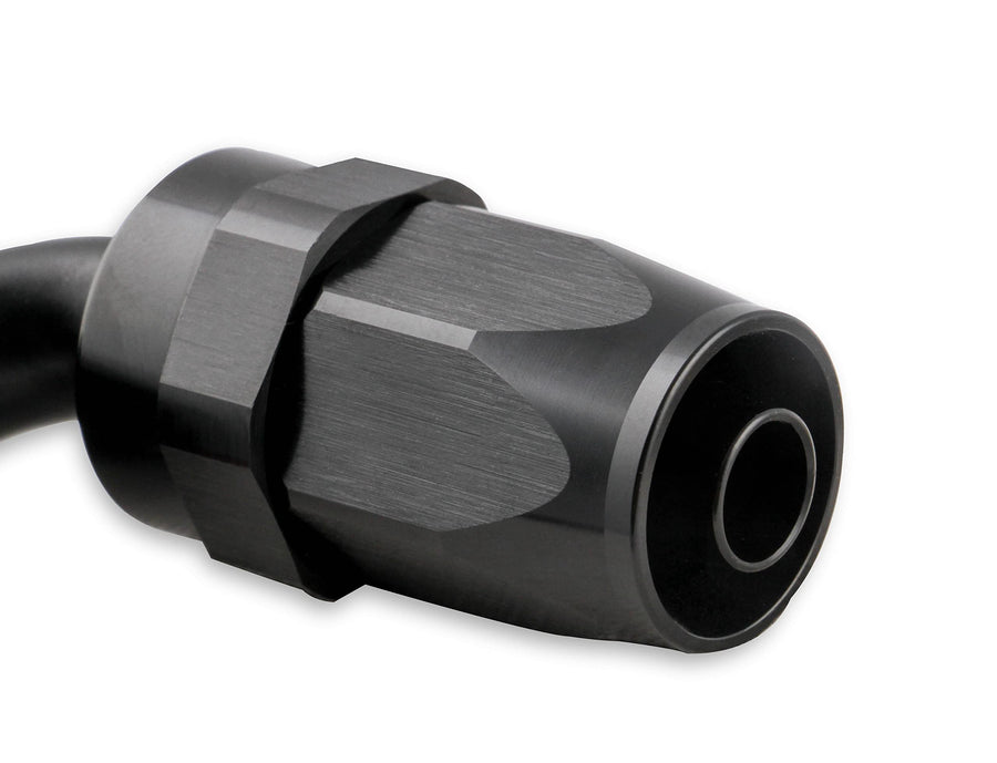 229008-BL Mr. Gasket Co. 90 Degree Swivel Hose End -8 Black