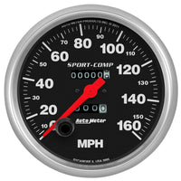 Auto Meter Sport-Comp 3995 In-Dash Mechanical Speedometer, 5.000 in.