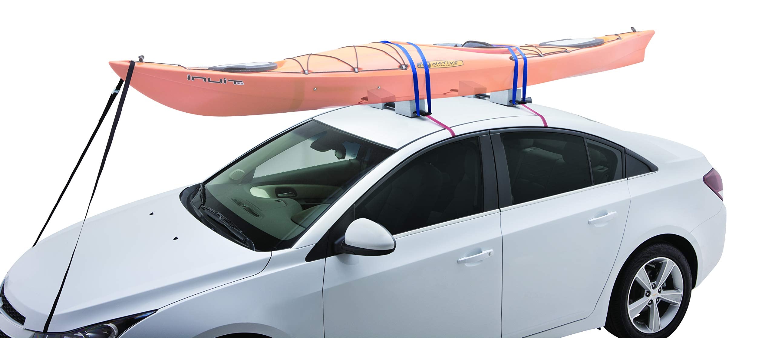 SportRack Adjustable Foam SR5527 Kayak Carrier, 24-Inch, Black
