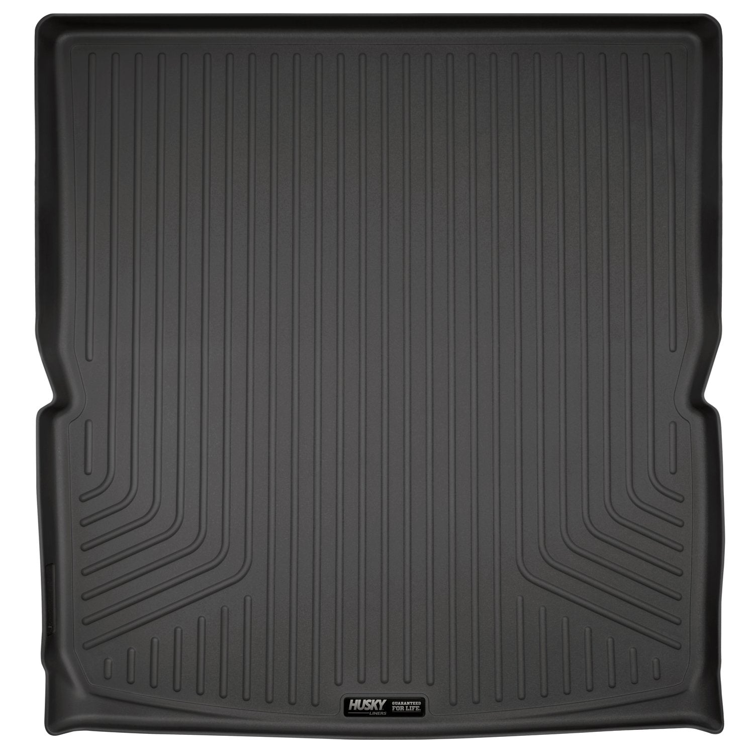 Husky Liners Cargo Liner Weatherbeater | Fits 2017-2024 GMC Acadia Behind (Excludes All Terrain Model) (to Back of 2nd Row Over Folded Flat 3rd Row) | 1-pc Black - 28141