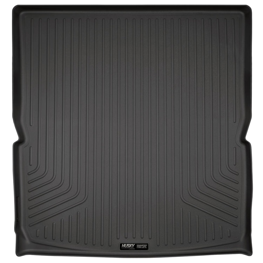 Husky Liners Cargo Liner Weatherbeater | Fits 2017-2024 GMC Acadia Behind (Excludes All Terrain Model) (to Back of 2nd Row Over Folded Flat 3rd Row) | 1-pc Black - 28141