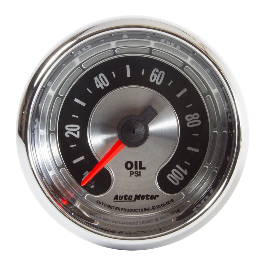 American Muscle Auto Meter 1219 2-1/16" Electric Oil Pressure Gauge (0-100 PSI, 52.4mm)