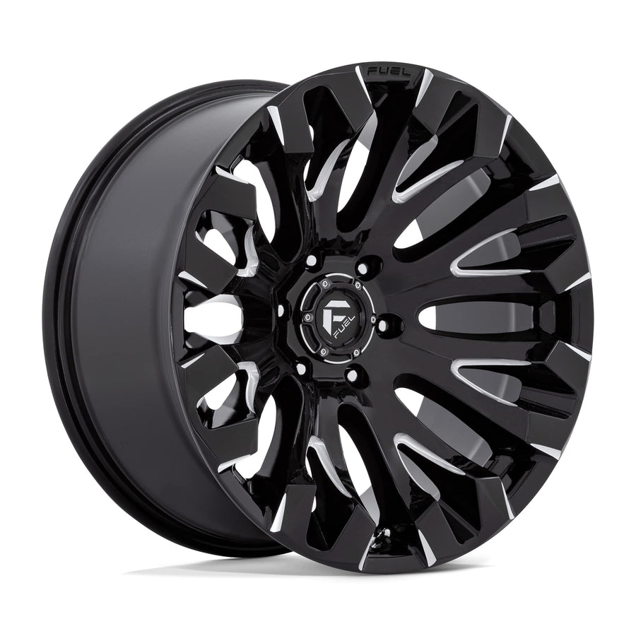 Fuel D828 1PC 20X9 5X5.5 G-BLK-MILL 1MM - D8282090B450