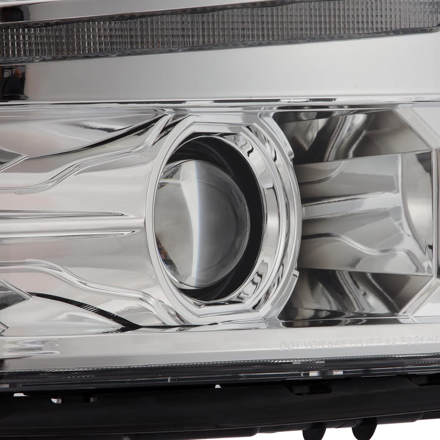 Chevy 1500HD AlphaRex 04-15 LUXX LED Proj Headlights Chrome w/Seq Activation Light/Seq Signal