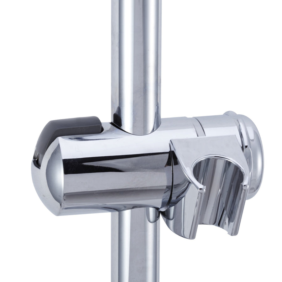 Dura Faucet RV Adjustable Handheld Showerhead DF-SA300CL-CP Shower Slide Bar (Chrome)
