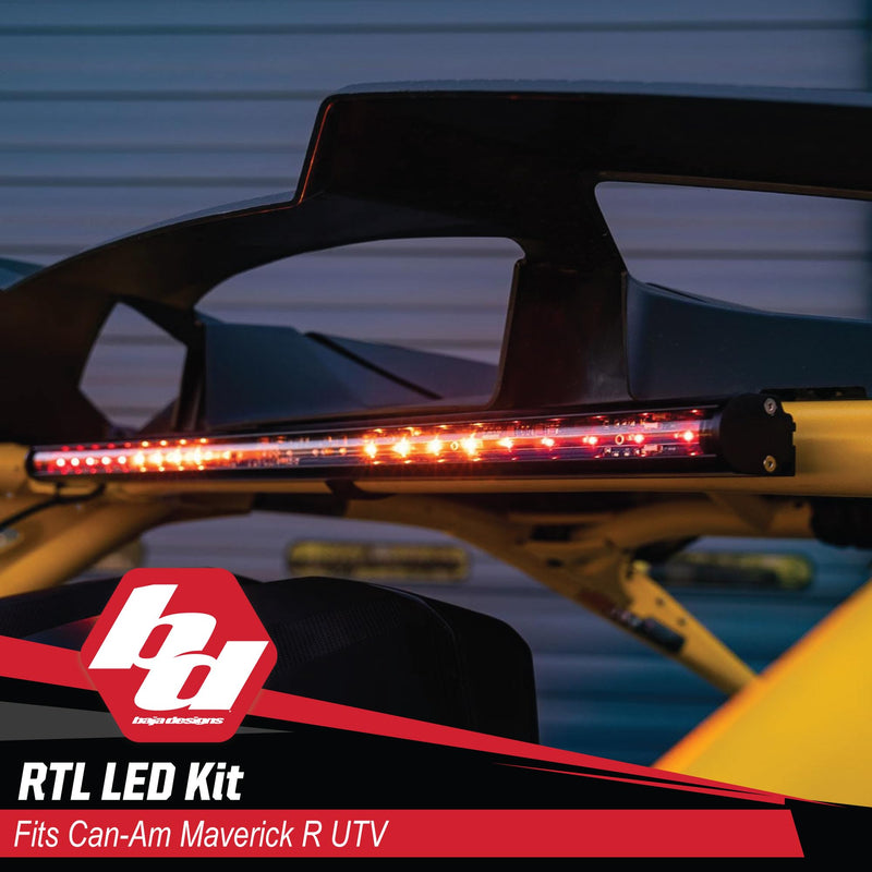 RTL Rear LED Light Kit Baja Designs for Can-Am Maverick R UTV