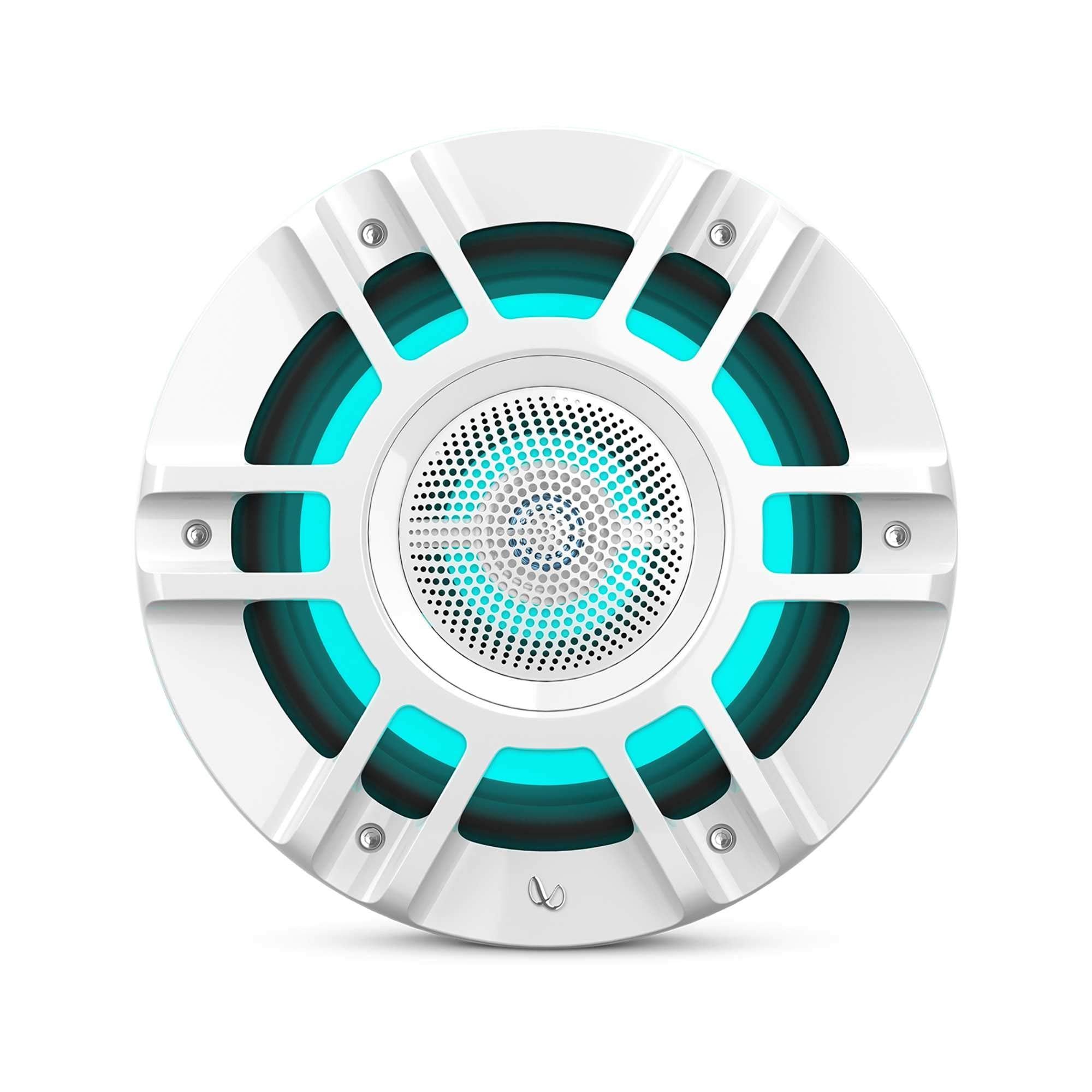 Kappa Marine Infinity KAPPA8130M White 8" Premium 3-Way RGB LED Convertible Speakers