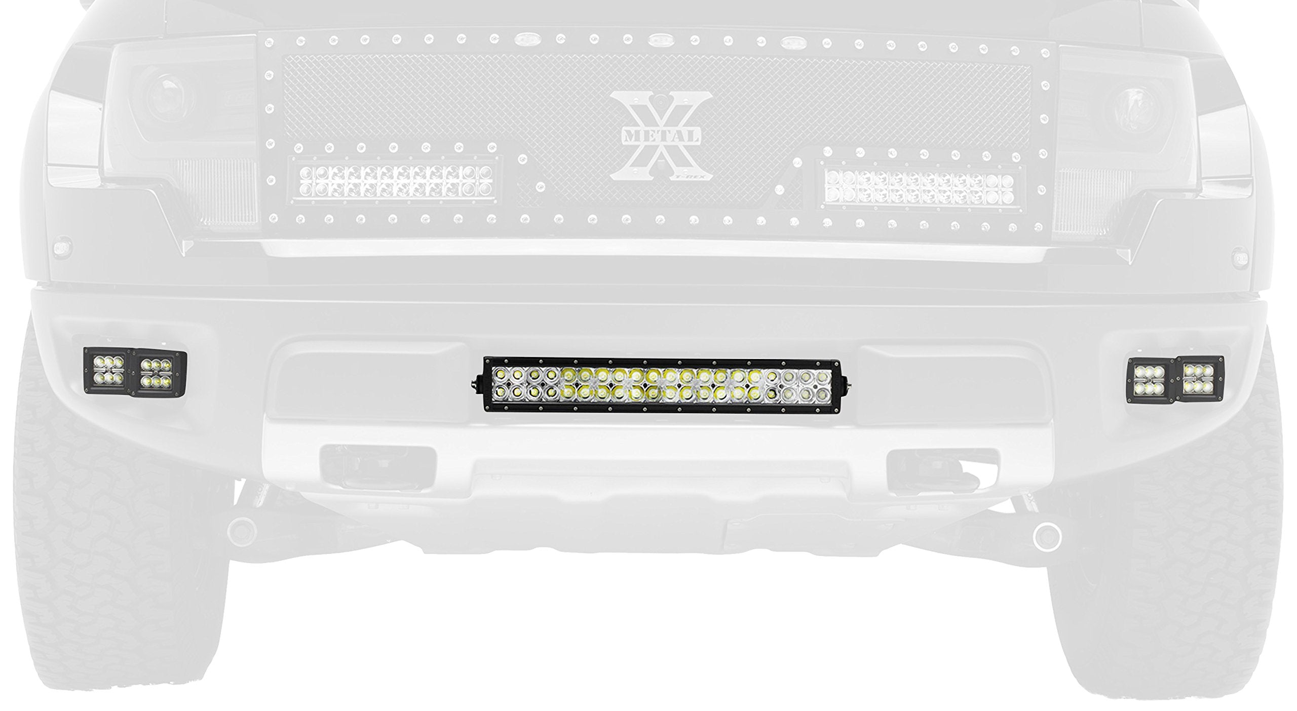 ZROADZ 2010-2014 FORD Z325661 F150-RAPTOR Black Front Bumper LED Bracket