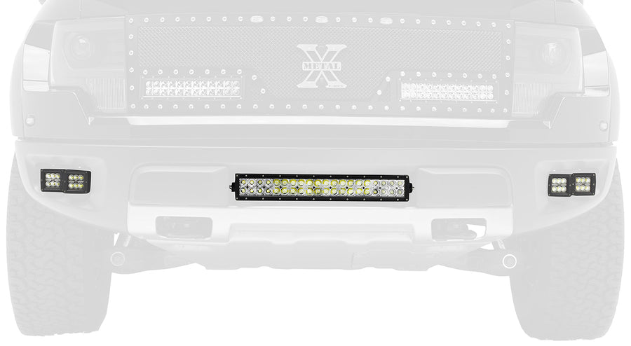 ZROADZ 2010-2014 FORD Z325661 F150-RAPTOR Black Front Bumper LED Bracket
