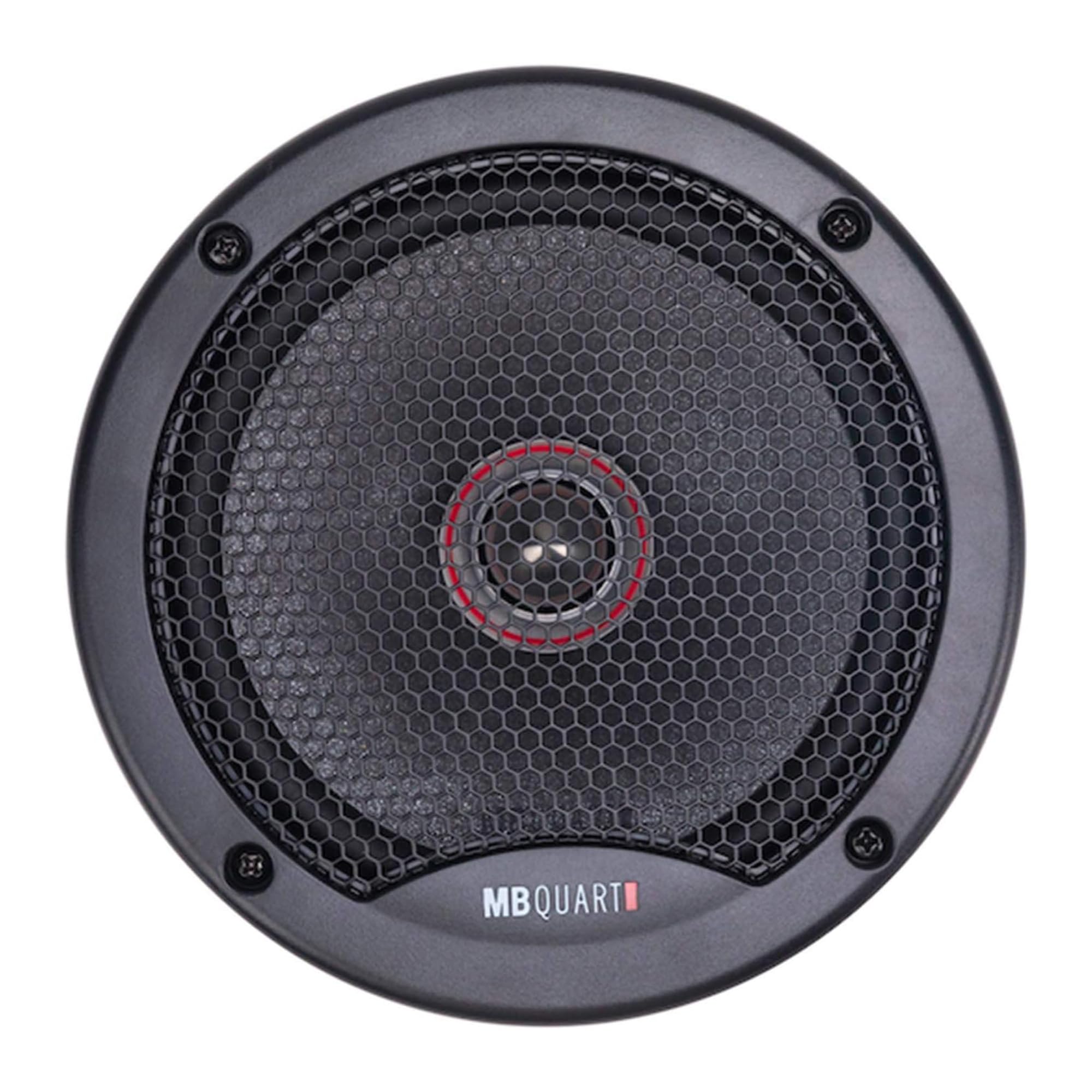 MB Quart 6.5" PS1-216 Premium Car Speakers - 240W, 2-Way Component, 4 OHMS, with Grills, Superior Bass & Clear Highs for an Unmatched Audio Experience in Your Vehicle