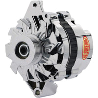 Alt GM CS130 Powermaster Natural 140A 1V Pulley Str MTG 6.14" Side BAT Post 1-Wire or OE Hookup