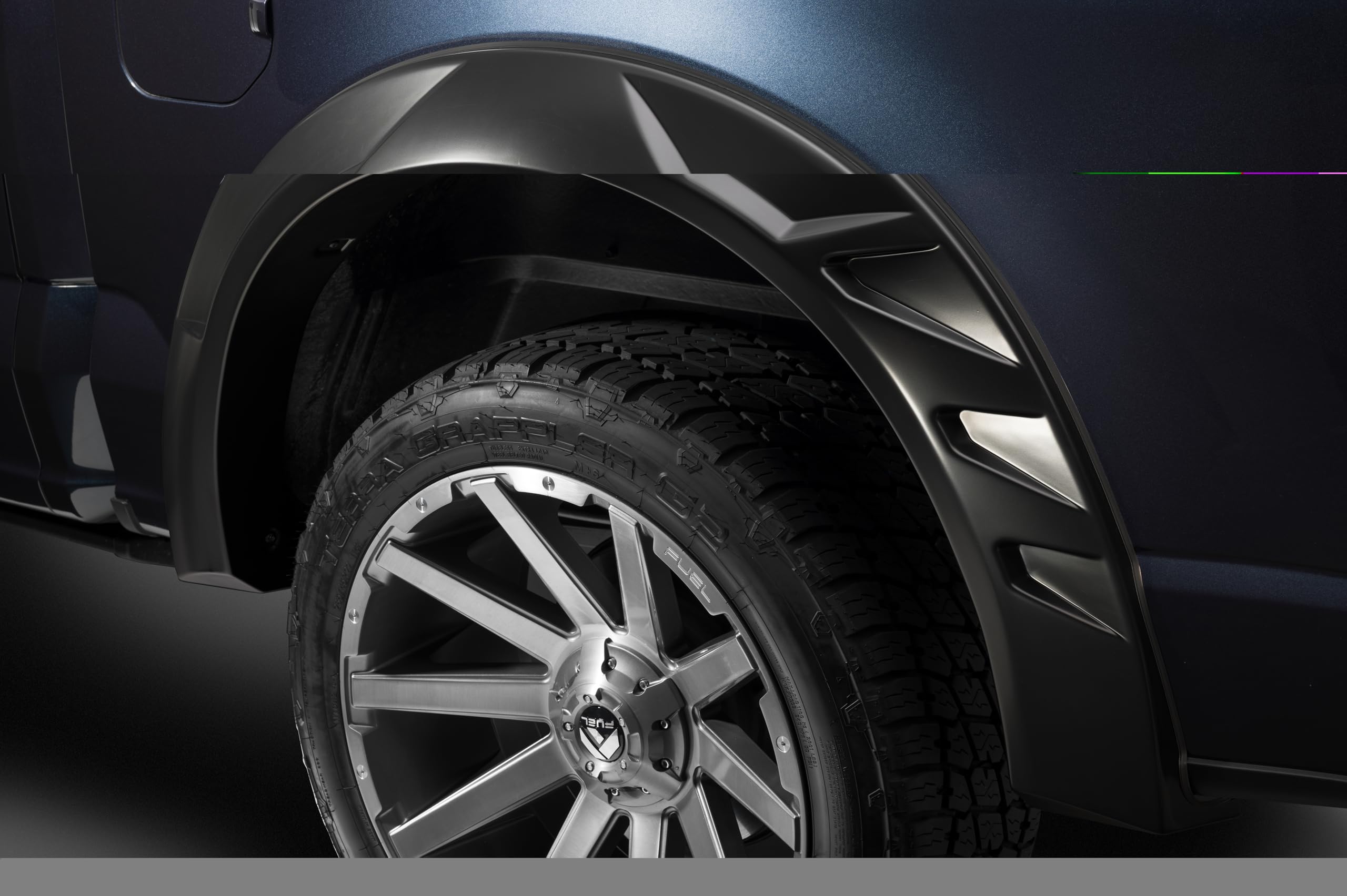 Fender Flares Husky Liners DRT Style | Fits 2019-2026 GMC Sierra 1500 | Front & Rear, 4-pcs. Black | 2804946