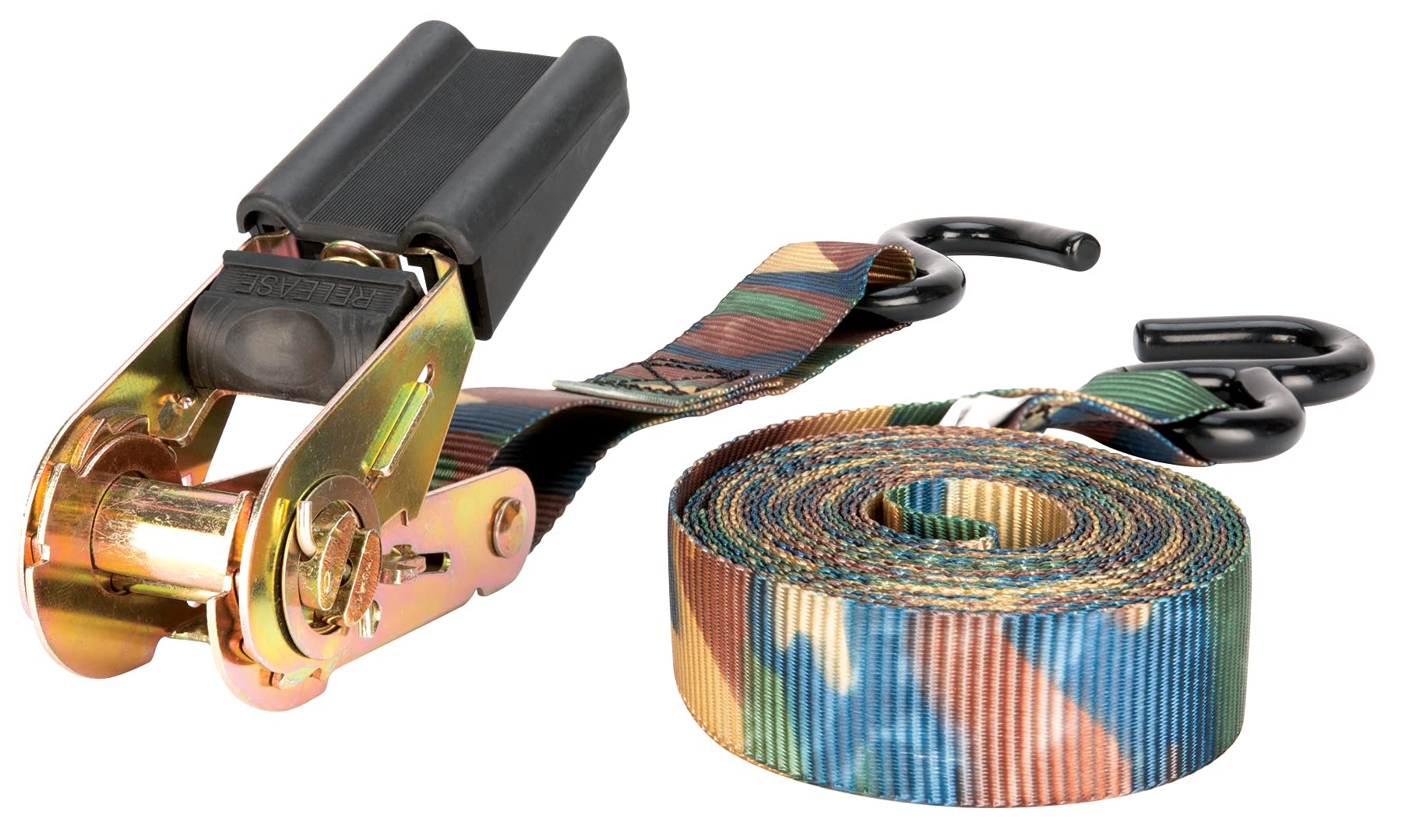 W1840 Performance Tool 4PK 1-Inch X 15' Tie Down Straps - Secure Your Cargo Safely and Easily with Heavy-Duty Straps for Trucks, Trailers, and More