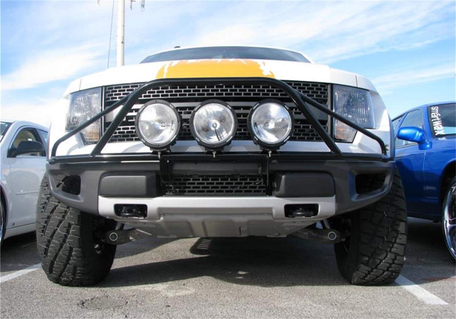 N-Fab Light Mount PreRunner With Tabs | Textured Black | F093LH-TX | Fits 2009-2014 Ford F-150 / Raptor