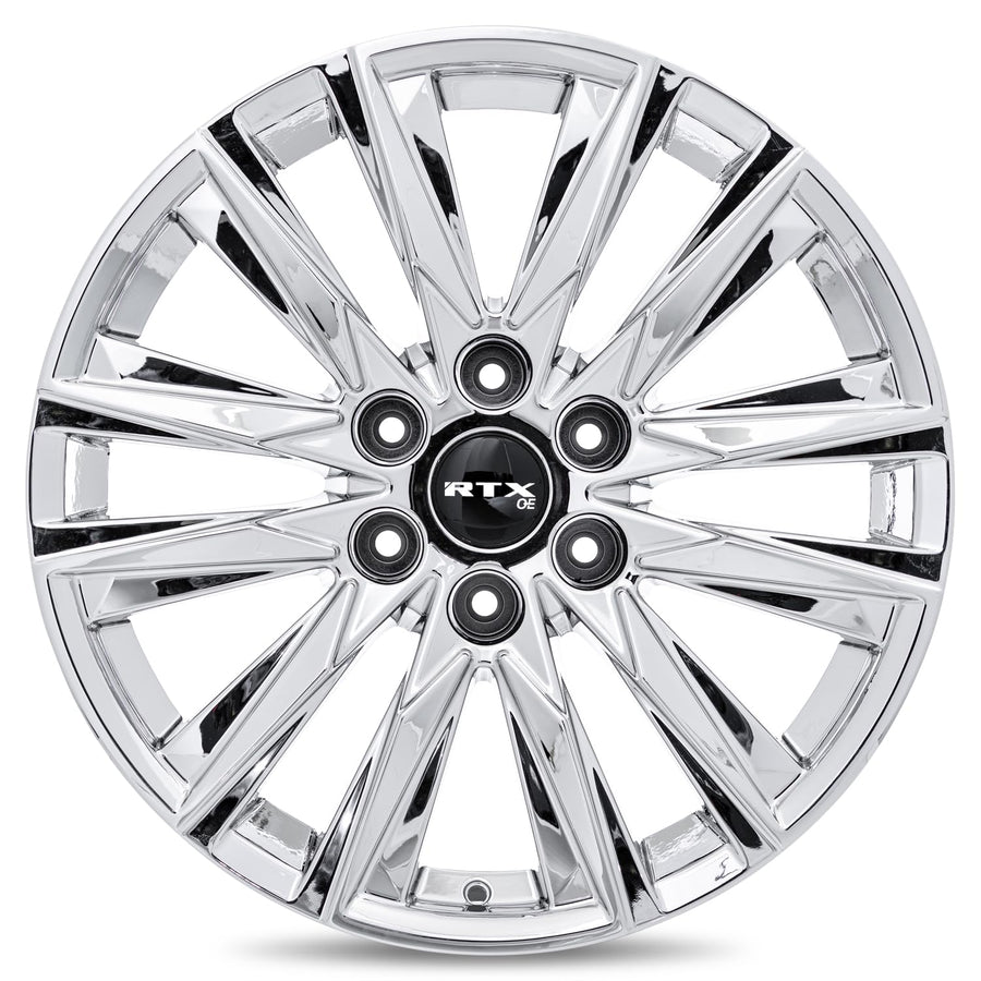 GM-01 RTX Custom Wheel - 20x9, 25 Offset, 6x139.7 Bolt Pattern, 78.1mm Hub - Chrome PVD Rim