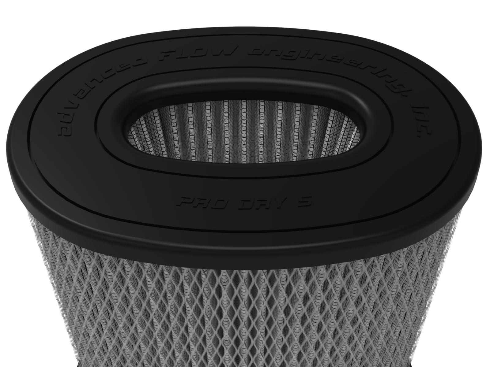 Momentum Intake Replacement Air Filter aFe POWER w/Pro DRY S Media - 5.50"x3.50" Inlet, 9" Tall - #20-91208D