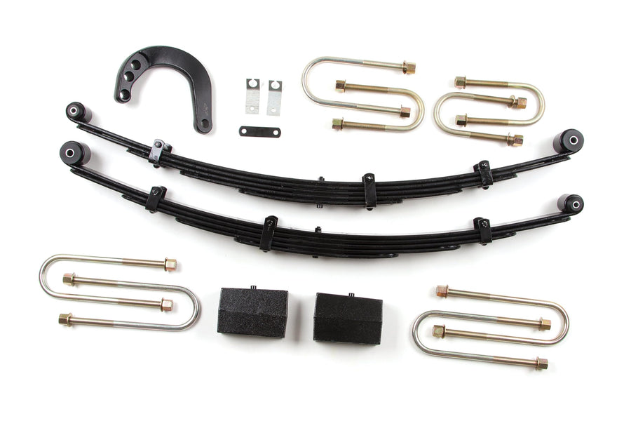Zone Offroad 1988, 1989, 1990, 1991 Chevy Blazer (K5) | ZONC18, V2500/K2500 Suburban, GMC Jimmy (R/V series) SUV | 4 inch Full Suspension Leaf Spring Lift Kit (Front & Rear) | No Shocks