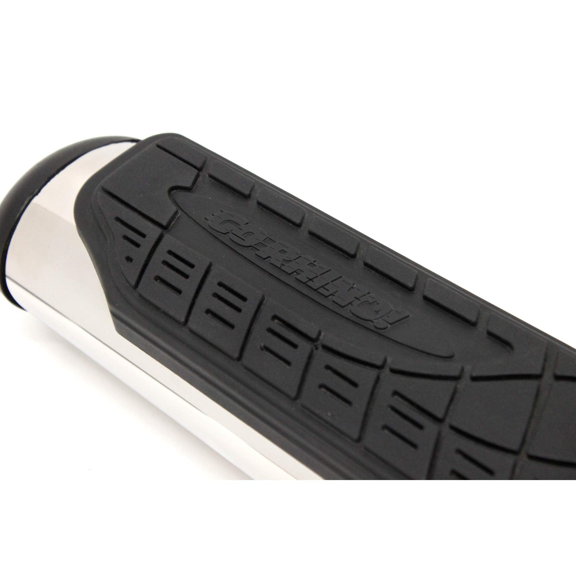 4" Oval Hitch Step Go Rhino | 24" Polished Stainless Steel | 460PS | Fits 2" Receivers
