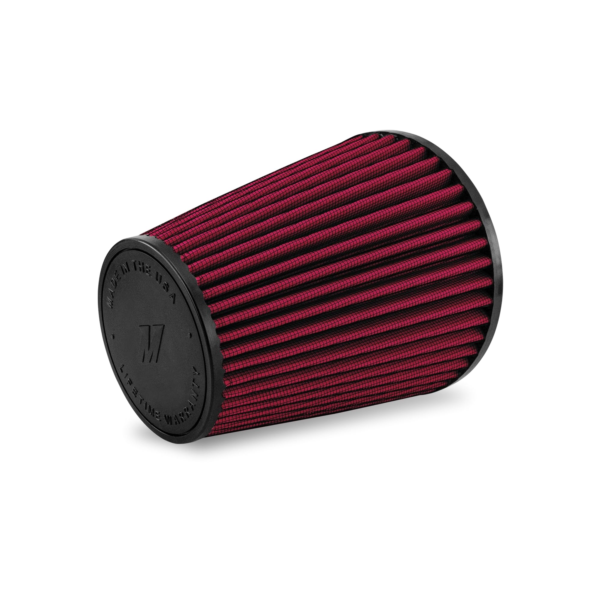 Mishimoto Air Filter, MMAF-4578, 4.5" Inlet, 7.8" Filter Length, Oiled