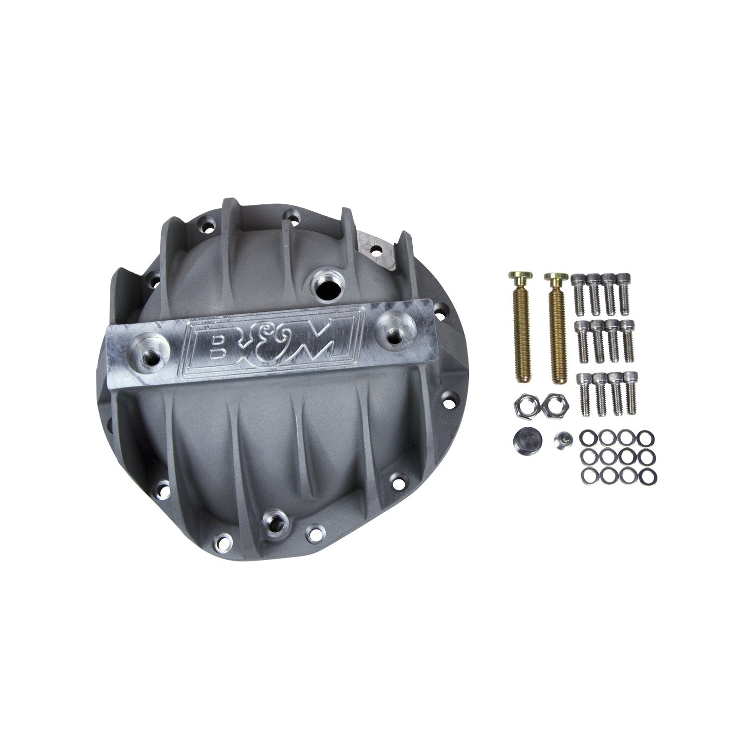 Rear End Differential Cover B&M 70504 with 8.875" Bolt for Chevy Truck Cast Aluminum
